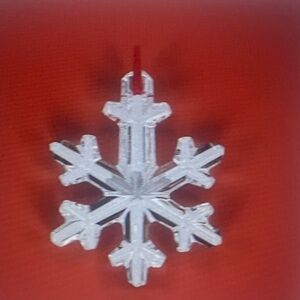 Marquis by Waterford Crystal Snowflake Ornament #3 Christmas Ornament
